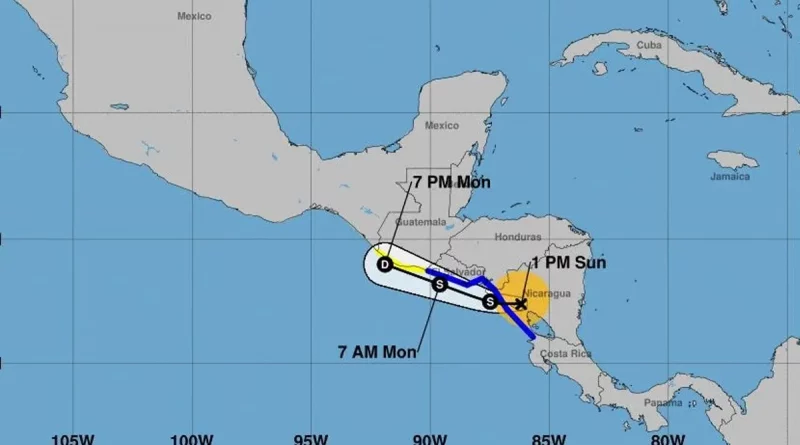 managua, huracan, julia, nicaraguam lluvias, pronostico, ineter, vientos, inundaciones