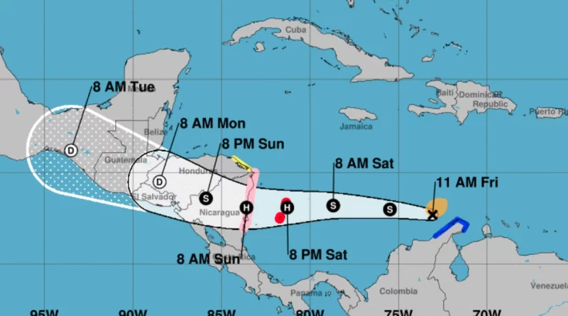 ineter, clima, nicaragua, lluvia, pronostico, vaguada