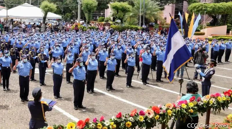 policia de nicaragua, nicaragua, ascenso en grados, oficiales,