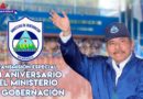 ministerio, gobernación, aniversario, daniel ortega, rosario murillo