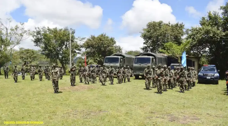 boaco, cosecha cafetalera, ejercito de nicaragua, proteccion,