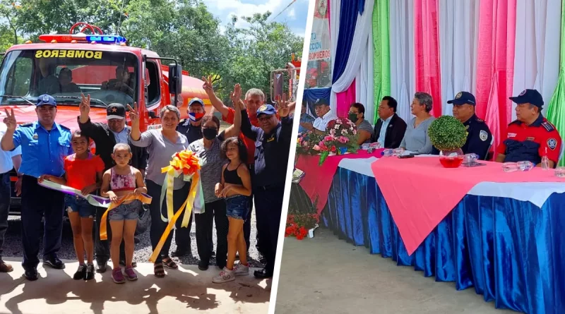 estacion de bomberos, nicaragua, posoltega, chinandega, bomberos unidos,