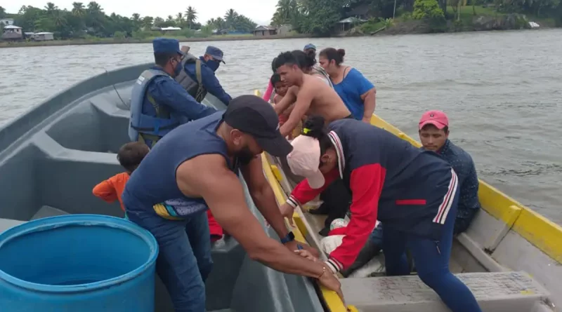 fuerza naval, ejercito nicaragua, salvamento, rescate, embarcacion