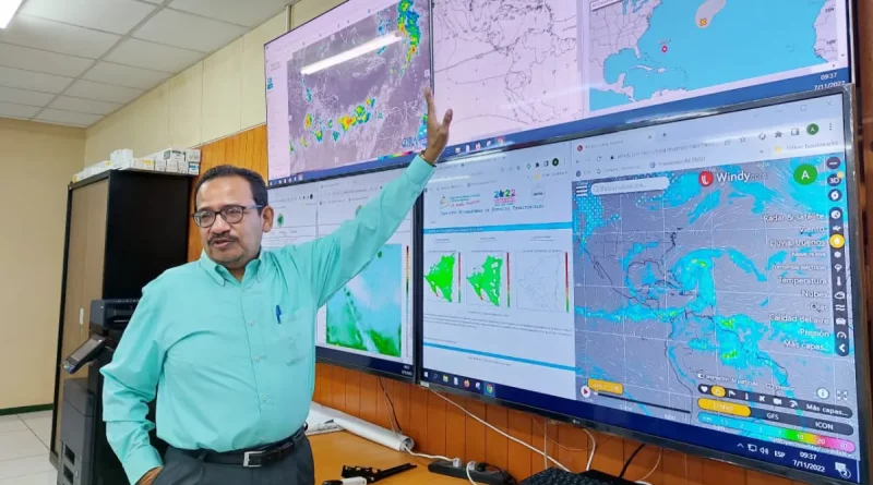 ineter, lluvia, soleado, calor, nicaragua, pronóstico