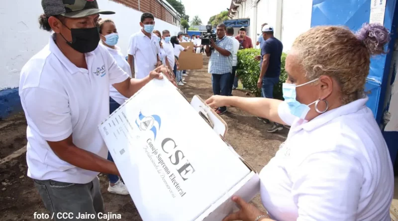 cse, nicaragua, elecciones municipales, material electoral, managua,