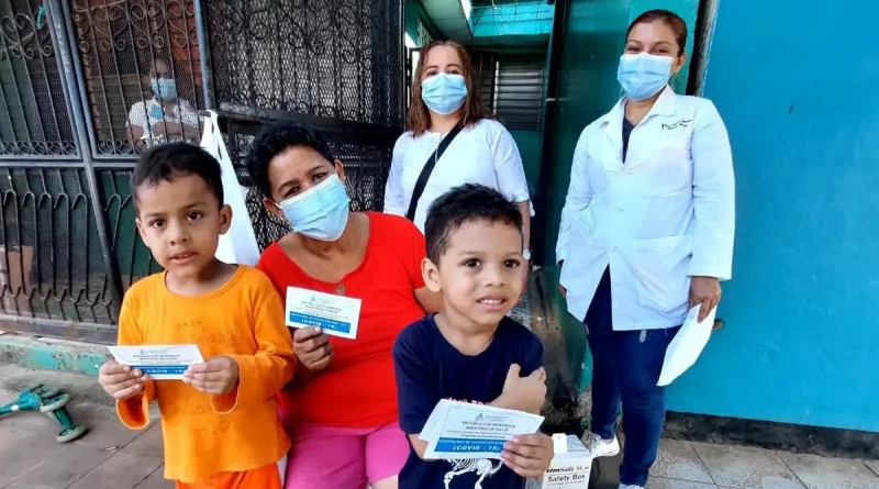 minsa, vacunacion, covid19, managua, nicaragua, barrio la cruz, vacunacion niños,