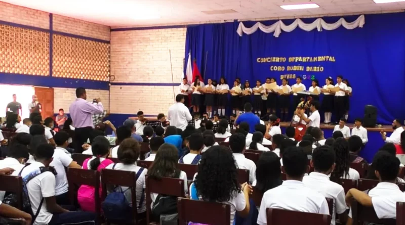 coros, orquestas, escolares, rivas, mined, nicaragua, educacion