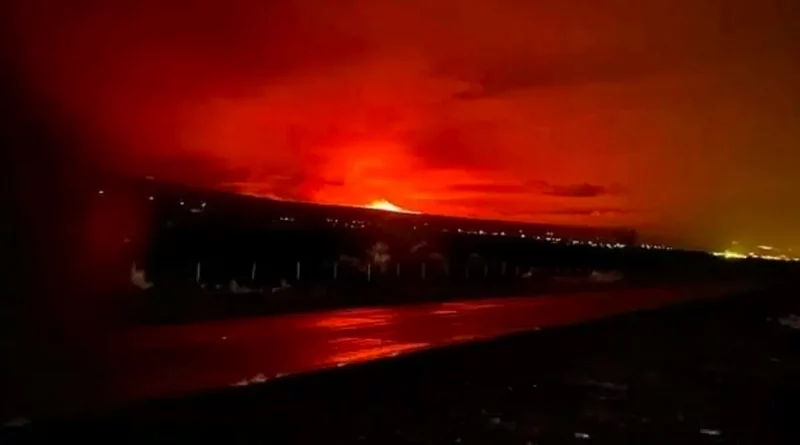 mauna loa, volcan, erupcion, lava, gases, cenizas, emergencia