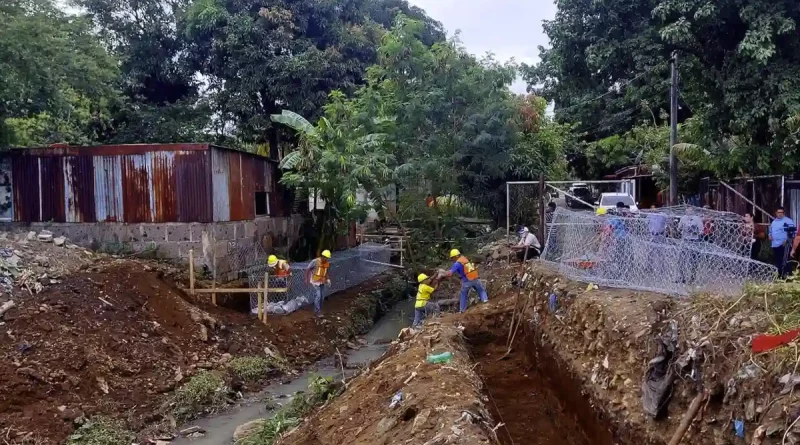 alcaldia managua, barrio san sebastian, alma, mitigacion,