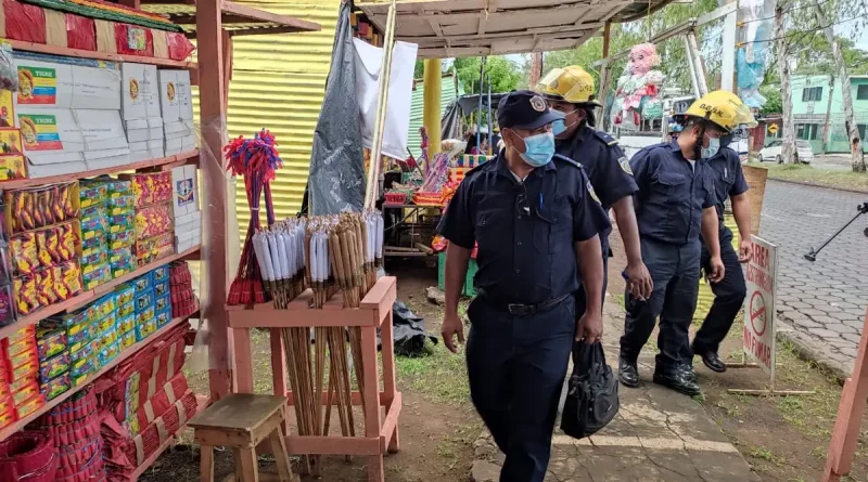 bomberos, unidos, Nicaragua, inspecciones, inspección, pólvora, tramos, realizan, seguridad, garantizar, tranquilidad, familias, establecimientos, venta,