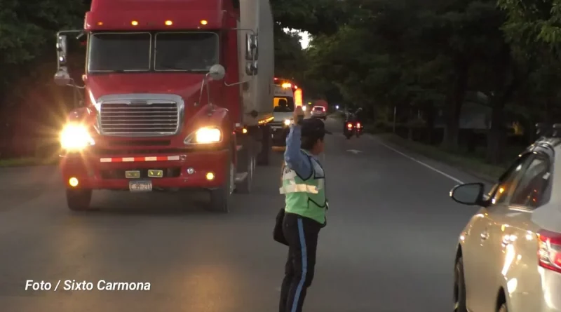 rivas, accidente de transito policia, policia de nicaragua,