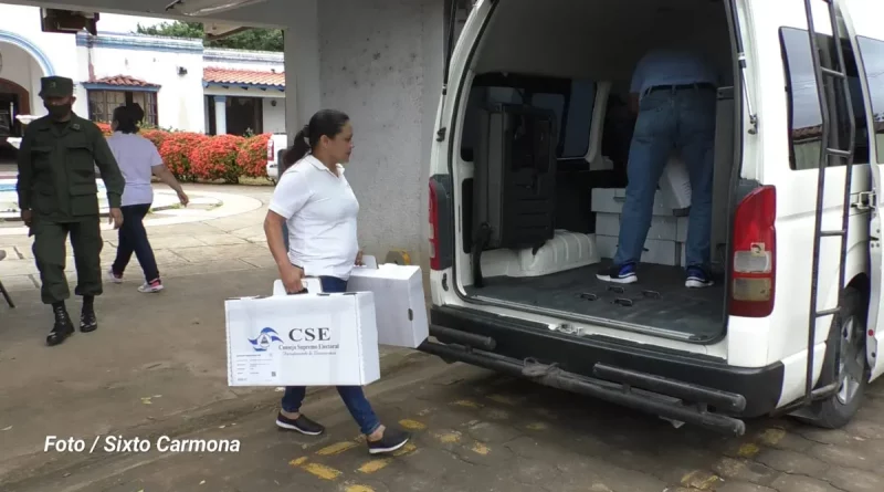 cse, rivas, maletas electorales, elecciones municipales 2022,