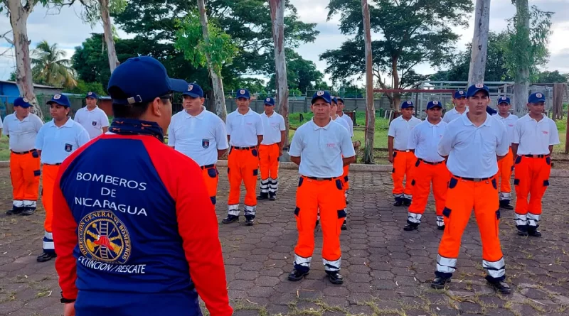 bomberos, nicaragua, ejercicios,