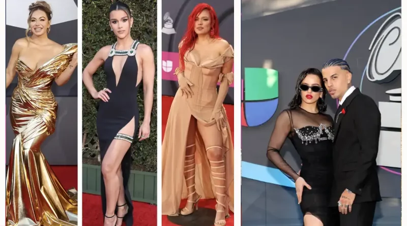 latín, Grammys, alfombra, roja, mejor, artistas, gala, ceremonia, celebridades,