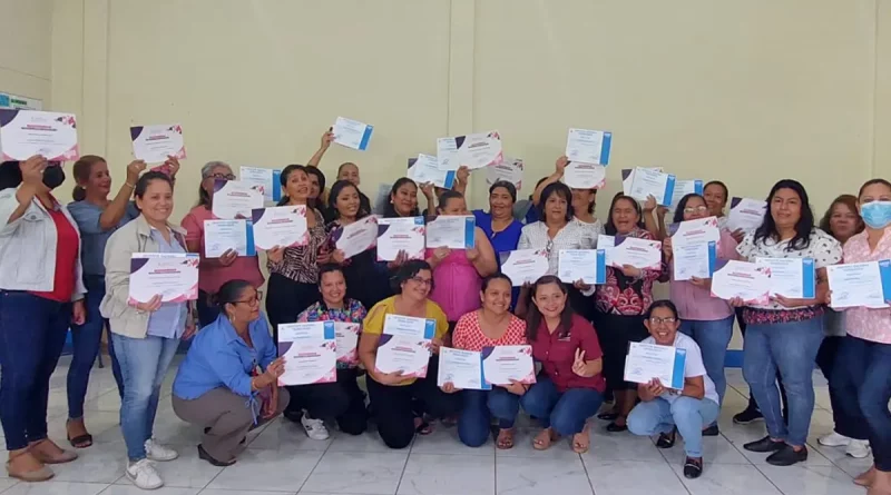 ministerio de la mujer, matagalpa, certificacion, derechos mujeres,