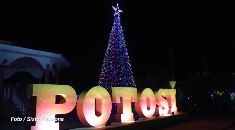 potosi, rivas, ambiente navidad, nicaragua, luces de navidad,