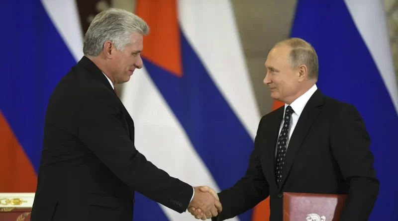 vladimir putin, miguel diaz canel, cuba, habana, moscu, rusia