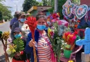 comerciantes flores, flores, dia fieles difuntos, familias, nicaragua,
