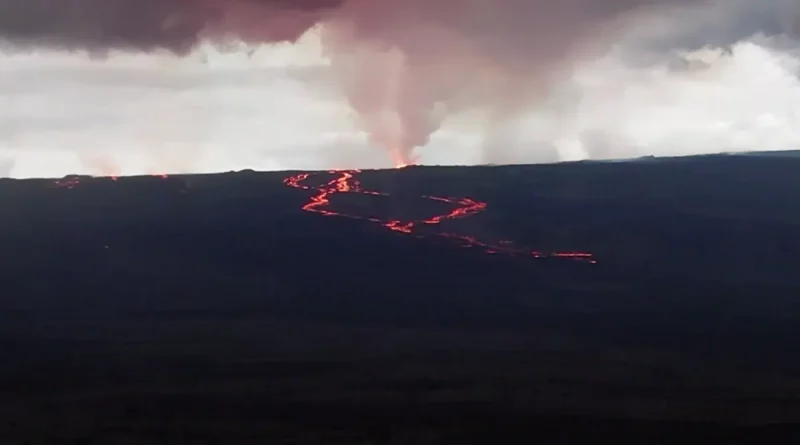volcan Mauna Loa, hawai, estados unidos, erupcion,volcan,