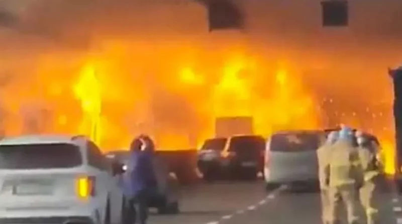 incendio, tunel, corea, sur, muertos, heridos