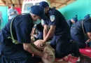 bomberos, fortalecen, capacidades, atención, pre-hospitalaria, desarrolla, ejercicio, emergencias, demostrativo,