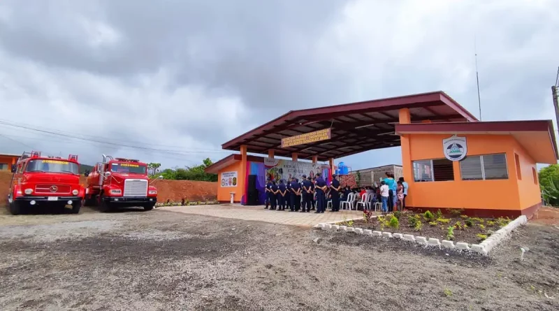 bomberos, estación, Número, 159, inaugurada, nueva, Chontales,