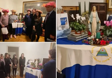 embajada, Nicaragua, Italia, celebra, purísima, concepción, maría, virgen, festividad, celebración,