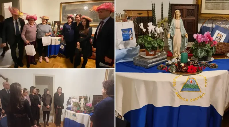 embajada, Nicaragua, Italia, celebra, purísima, concepción, maría, virgen, festividad, celebración,