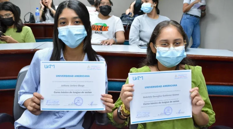 uam, nicaragua, lenguaje de seña,