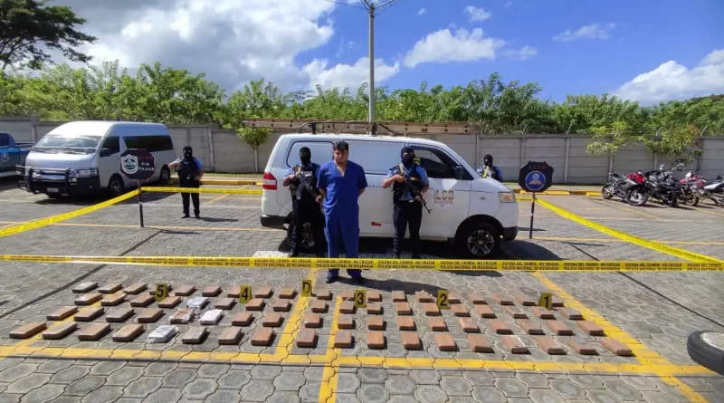 incautó, cocaína, Policía, Nacional, Chontales, crimen, organizado, golpe, narcotráfico, incautación,