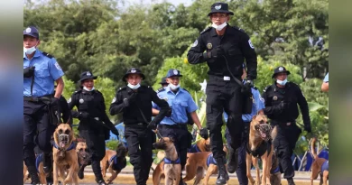tecnica canina, policia nacional, nicaragua, doep,