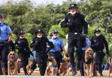 tecnica canina, policia nacional, nicaragua, doep,