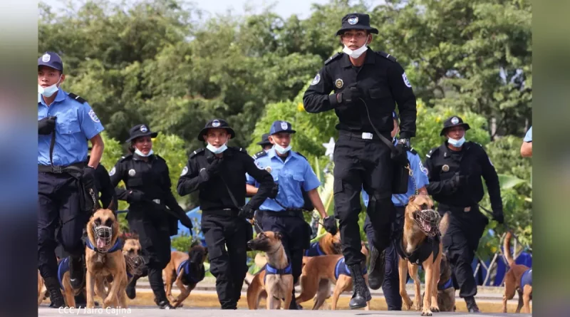 tecnica canina, policia nacional, nicaragua, doep,