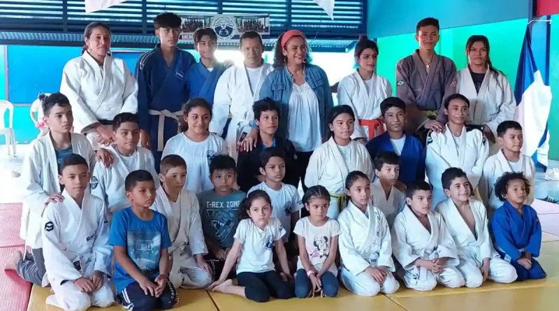 academia de judo, managua, alcaldia de managua, reyna rueda, nicaragua,