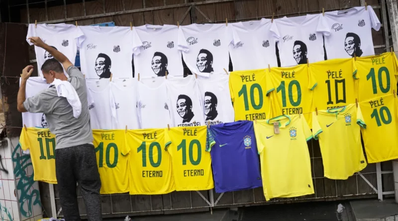 santos, camiseta, pelé, brasil, deportes