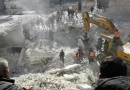 siria, derrumbe, muerto, edificio, alepo