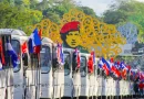 daniel, ortega, rosario, murillo, comandante, compañera, buses, rusos, entrega