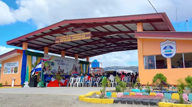 estación, bomberos, nueva, Comalapa, Chontales, ubicada, estrategicamente, nueva, incendios, forestales, inaugurada, respuesta, oportuna, familias,