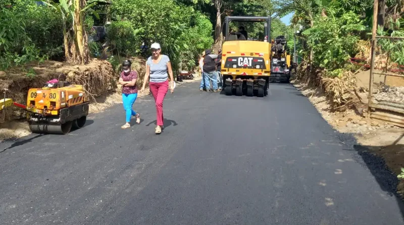 calles, pueblo, mejoramiento, vial, obras, recorrido, supervisando, comarca, Managua, distrito, proyecto, asfaltado,