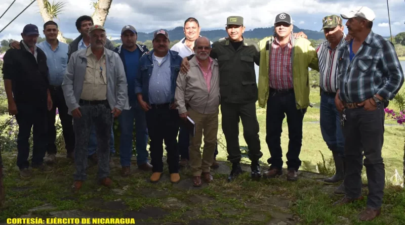 ejercito nicaragua, cosecha cafetalera, jinotega,