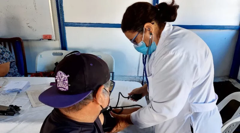 minsa, feria de salud, pacientes hipertensos, nicaragua, barrio san luis, managua,