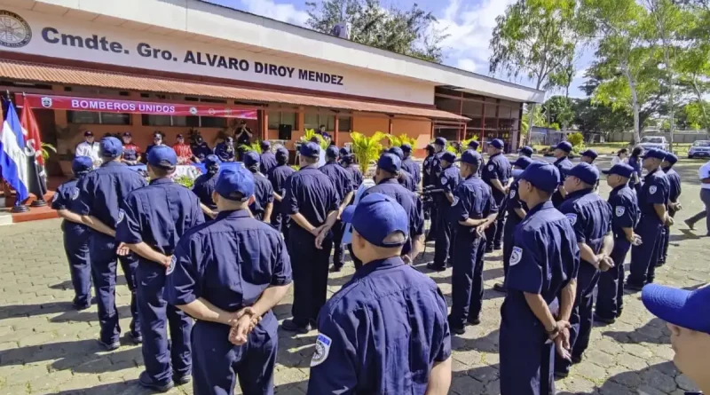 bomberos, academia de bomberos, bomberos nicaragua, ramon landero,