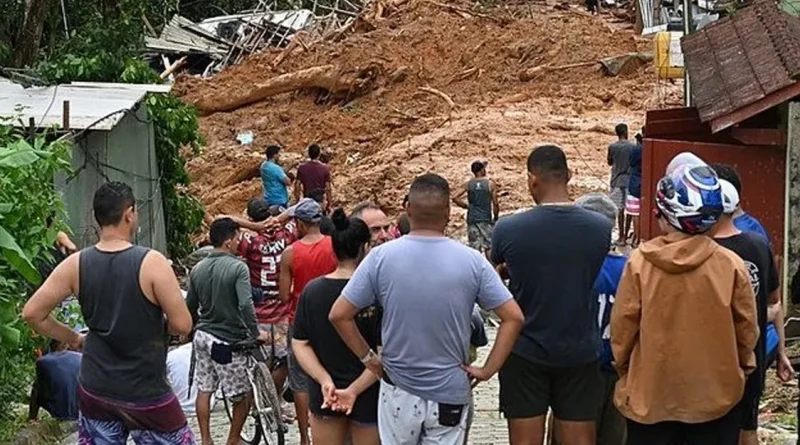 lluvias, brasil, muertos, deslave, desastre