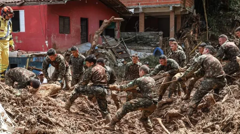 brasil, lluvias, deslaves, desaparecidos, muertos, estadisticas