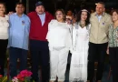 Comandante Daniel y Compañera Rosario rinden homenaje al General Augusto C. Sandino