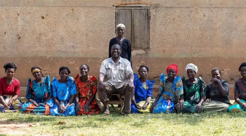 padre, hijos, uganda, cien, familia