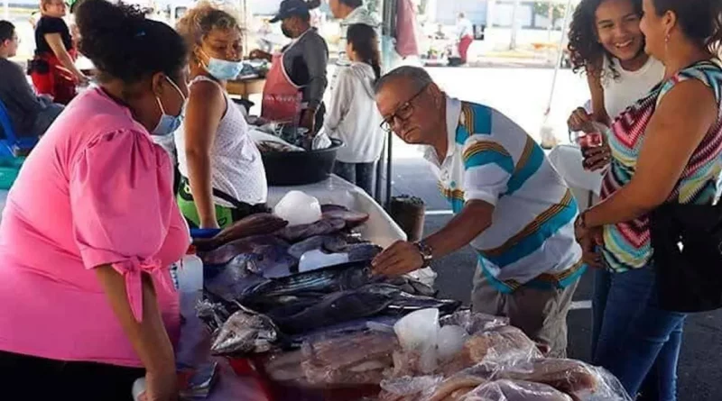 feria, mar, managua, exito, inpesca, comerciantes