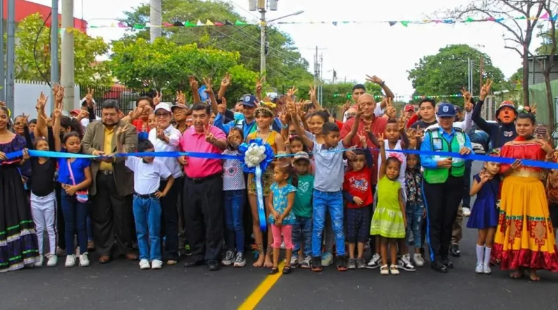 managua, calles, pueblo, inauguracion, alcaldía, enrique, armas