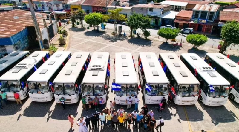 unidades, transporte, masaya, buses, rusos, nicaragua