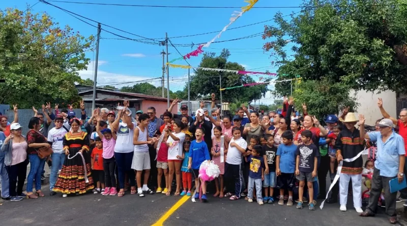 calles, pavimentadas, barrio, santa rosa, managua, alcaldía, reyna rueda